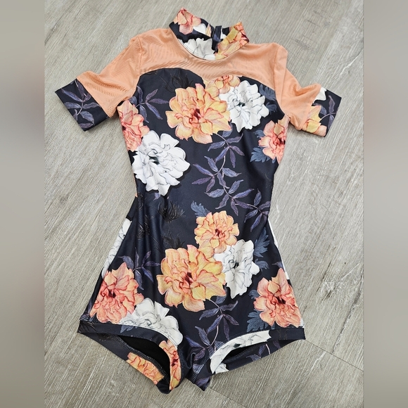 oh la la Other - OH LA LA HIGH END Dancewear Floral Leotard ADULT XS